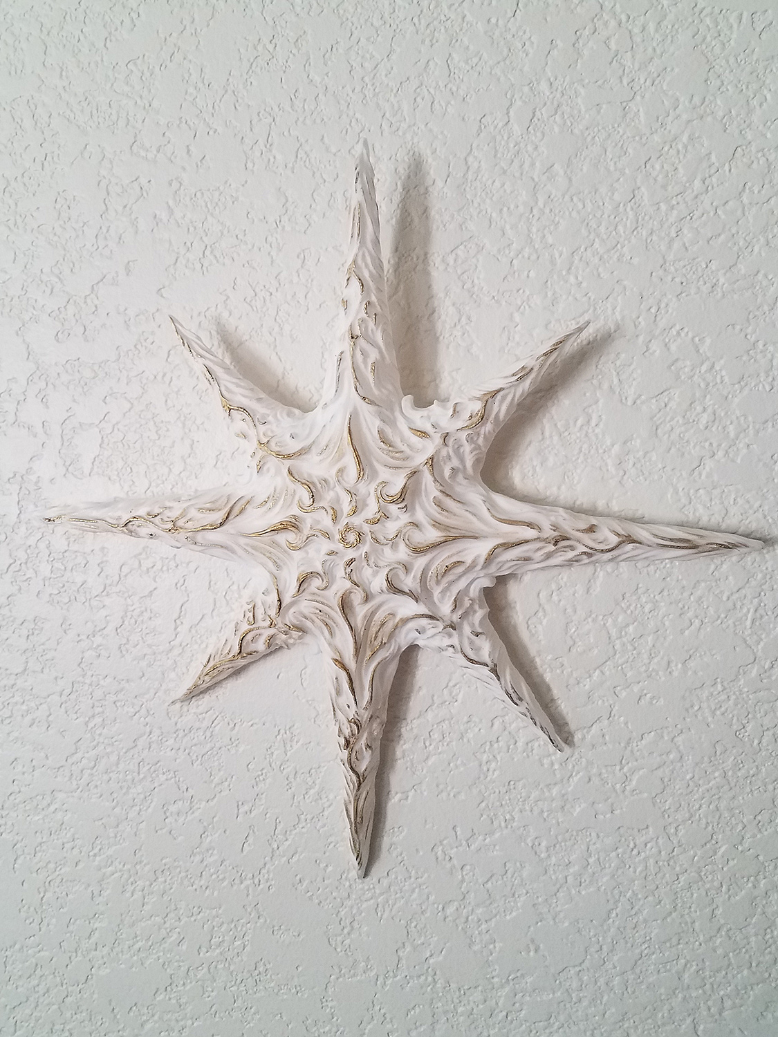 3D Printed Stars. Wall Decoration. 3D Printing on demand.